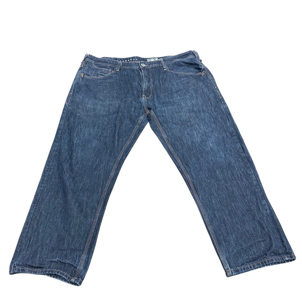 Sean‎ John Hamilton Classic Relaxed Jeans Mens 42x30 Dark Wash Blue Denim